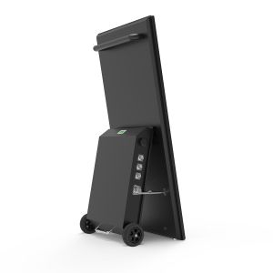Mobiler Outdoor Digital Kundenstopper 43" (mit Akku und IP65 Schutz)